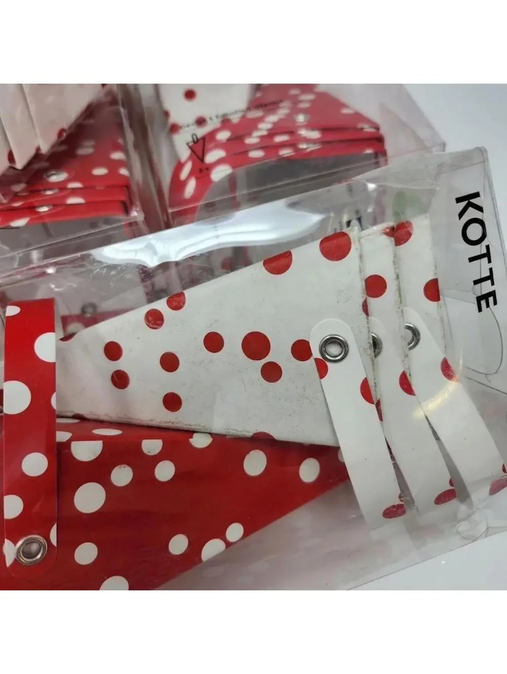 IKEA | Red & White Paper Cone Holiday Decoration 4 Boxes of 6 Each | 24 Total